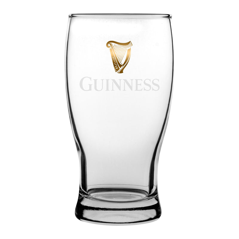 Guinness Pint Glass - 568ml (20oz) - By Rink Drink