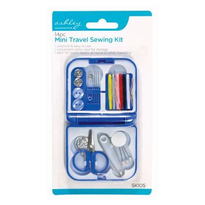 14pc Travel Sewing Kit - Blue - By Ashley