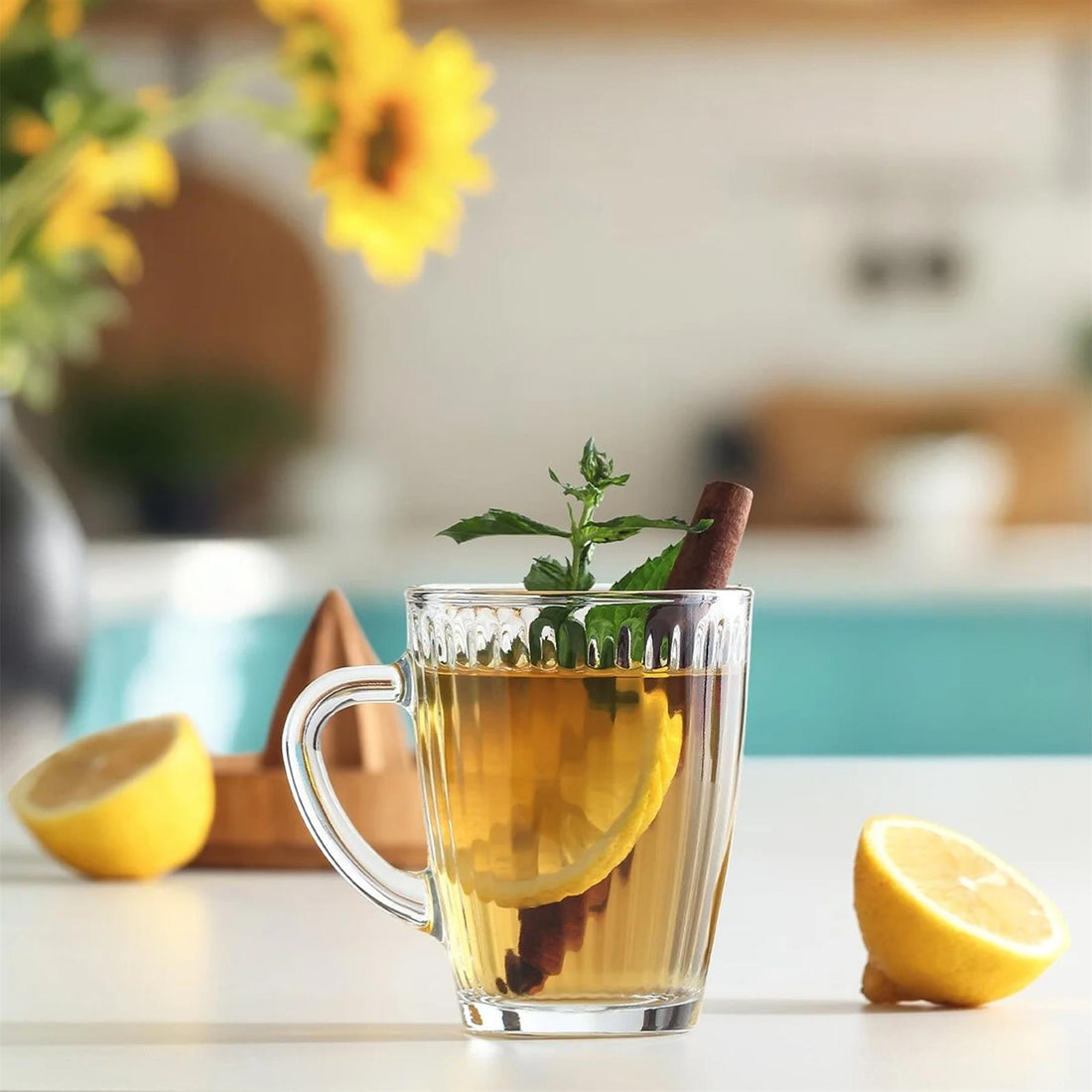 400ml Hestia Glass Mug