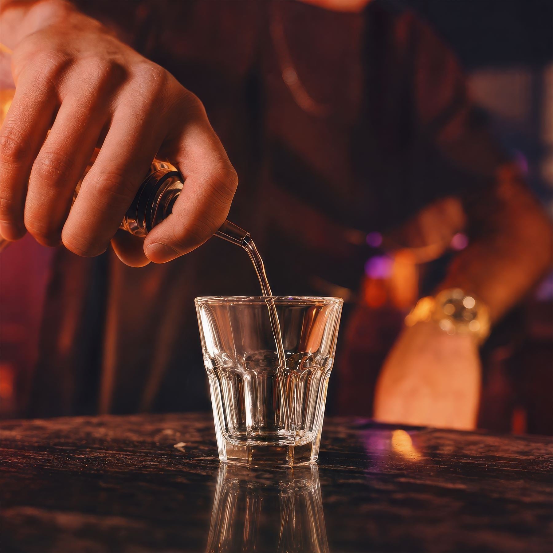 55ml Panelled Shot Glass