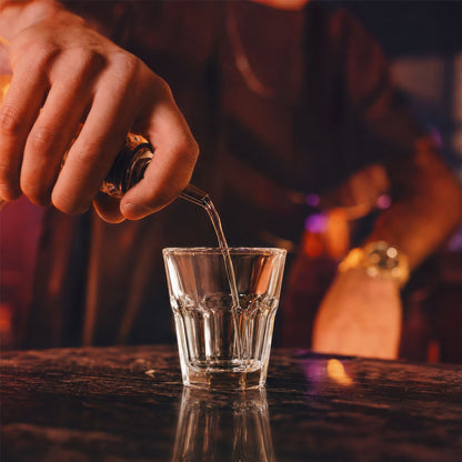 55ml Panelled Shot Glass