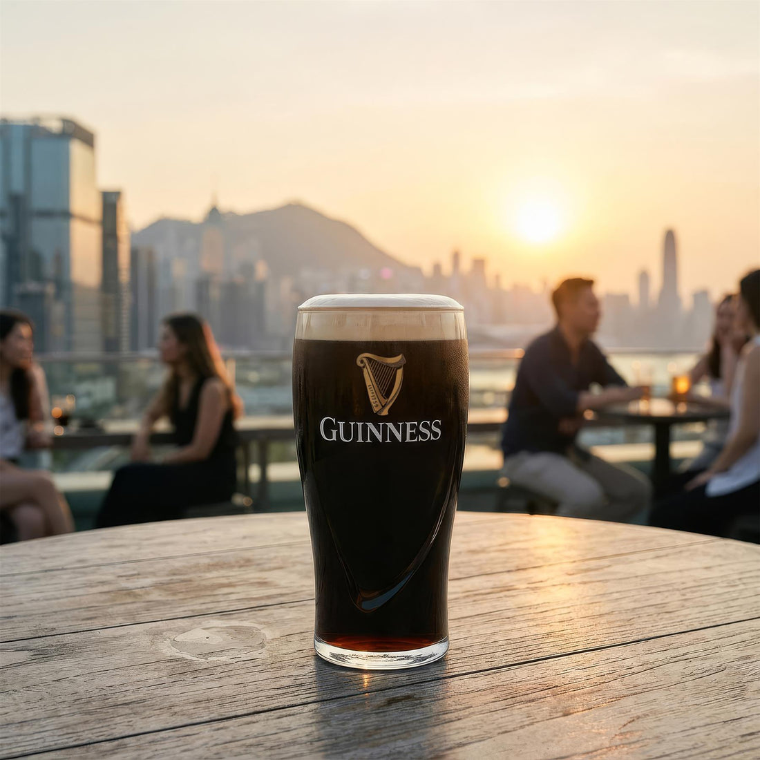 Guinness 2pc Embossed Pint Glass Set