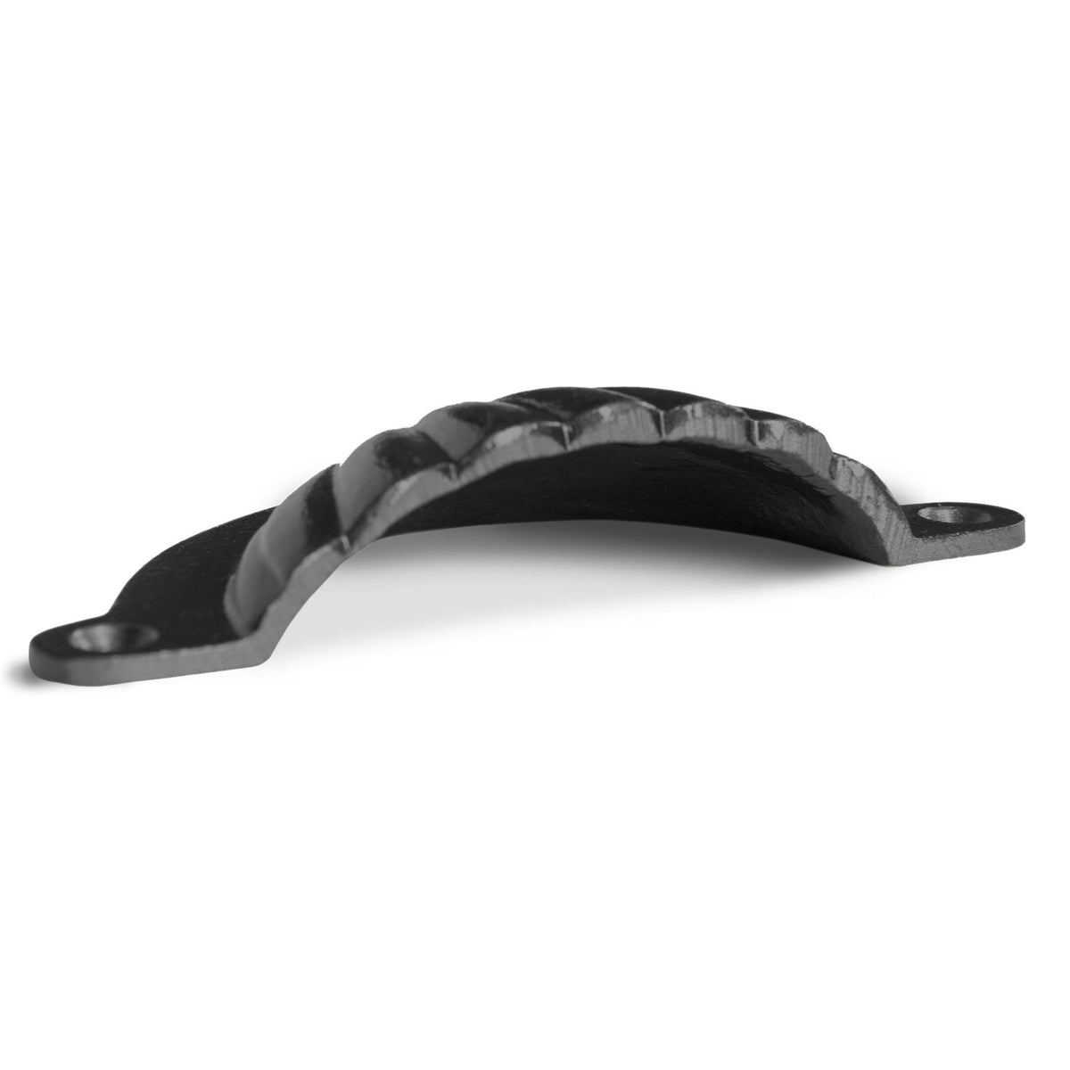 Fluted Drawer Pull - W95 x H50mm - Black