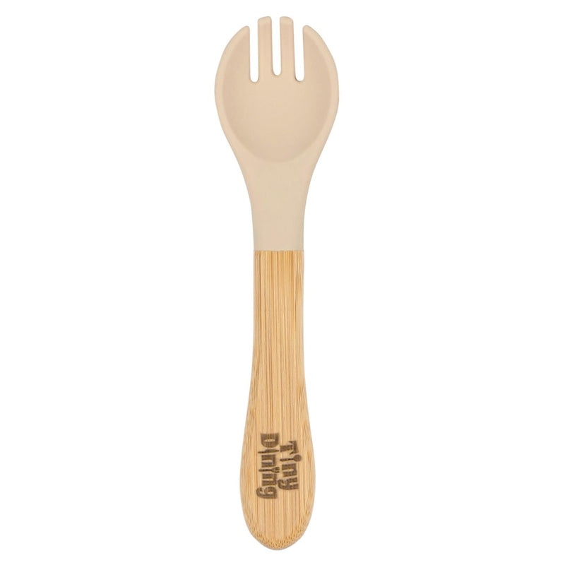 Bamboo Baby Weaning Fork with Silicone Tip - By Tiny Dining