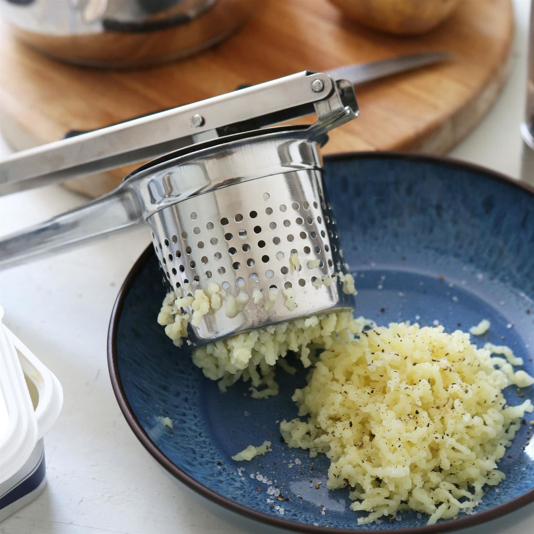 Stainless Steel Potato Ricer - 25cm