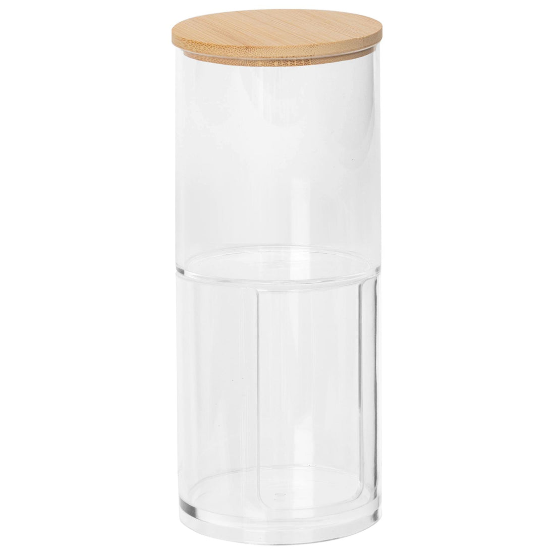 Stacking Bathroom Canister with Bamboo Lid - By Harbour Housewares