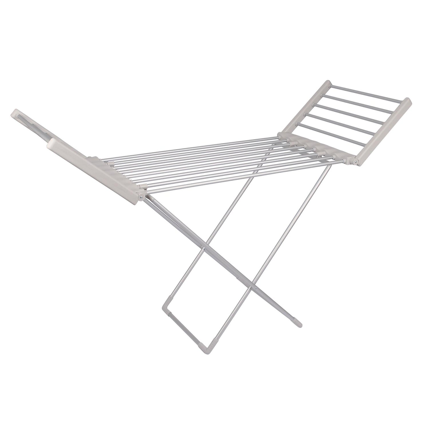 Electric Heated Clothes Airer - 50Hz 220W - Silver