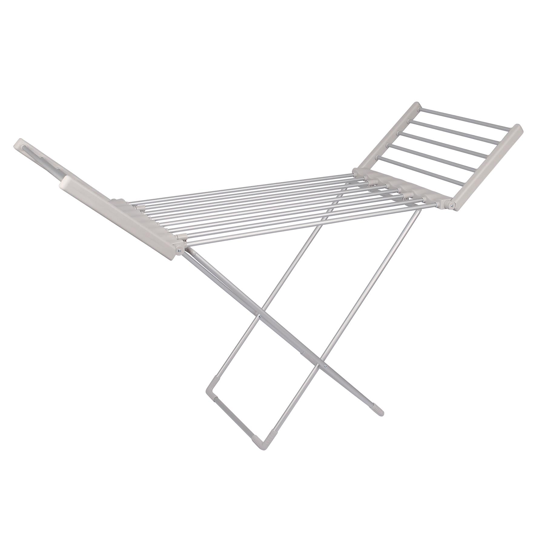 Electric Heated Clothes Airer - 50Hz 220W - Silver