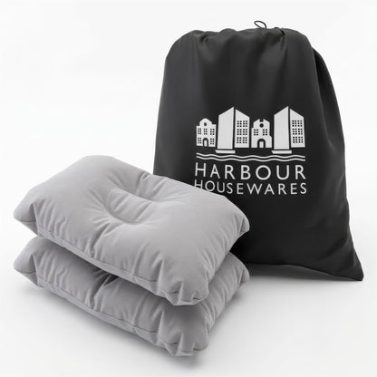 Double Airbed with Removable Electric Pump - Black/Grey