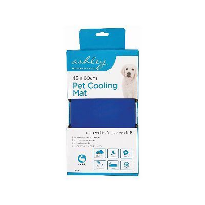 Pet Cooling Mat - 40cm x 50cm - Blue - By Ashley