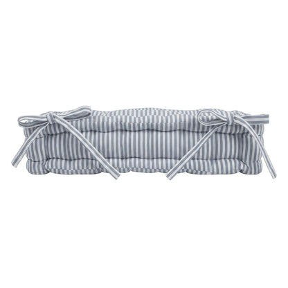 Deluxe Square Seat Pad - 40 x 40cm - Grey Stripe