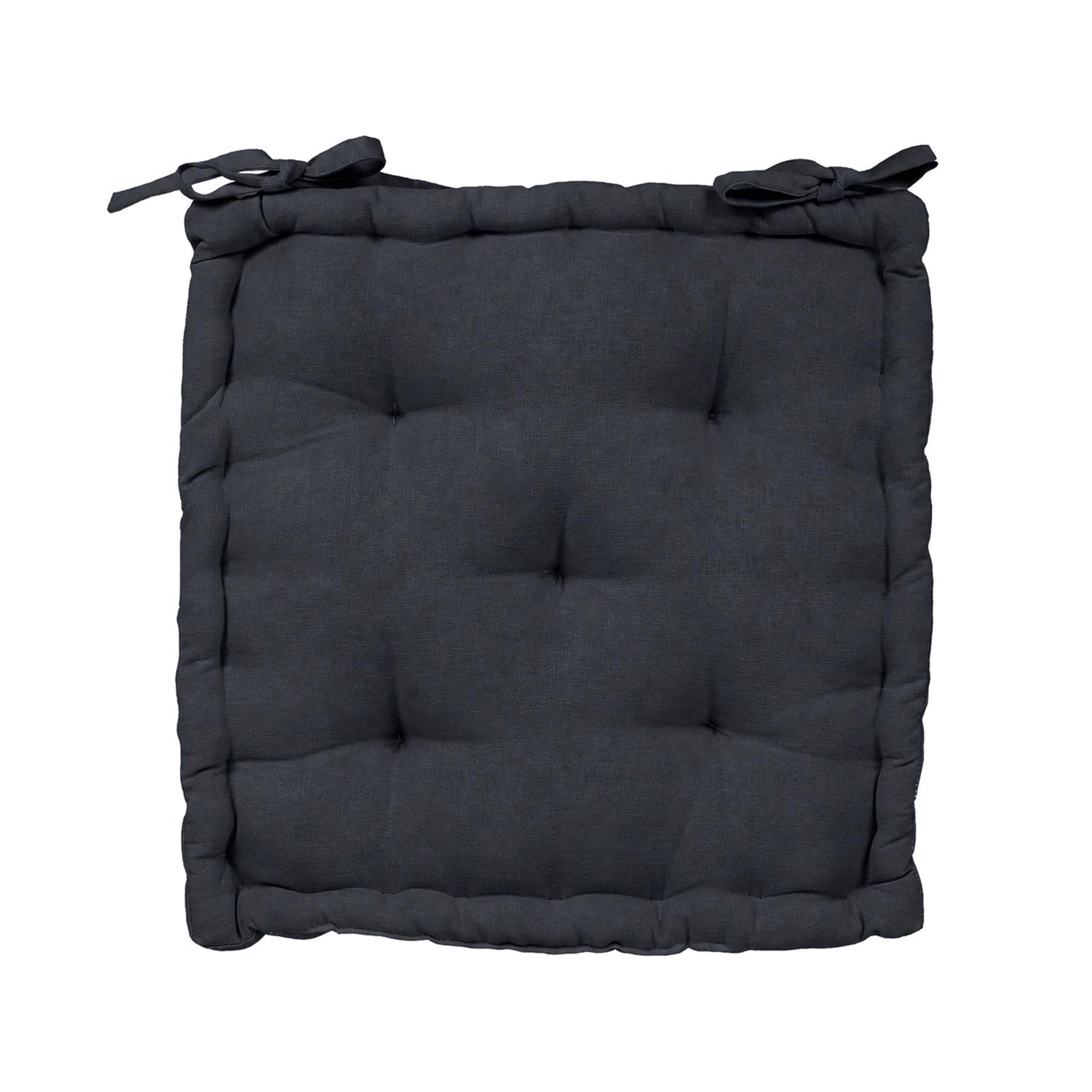Deluxe Square Seat Pad - 40 x 40cm - Black