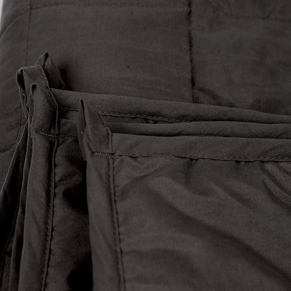 Weighted Blanket with Storage Bag - 125 x 150cm - 4kg - Black