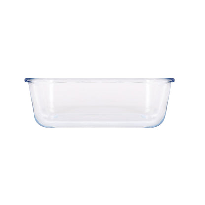 Rectangular Glass Cake Dish - 17cm x 12.5cm