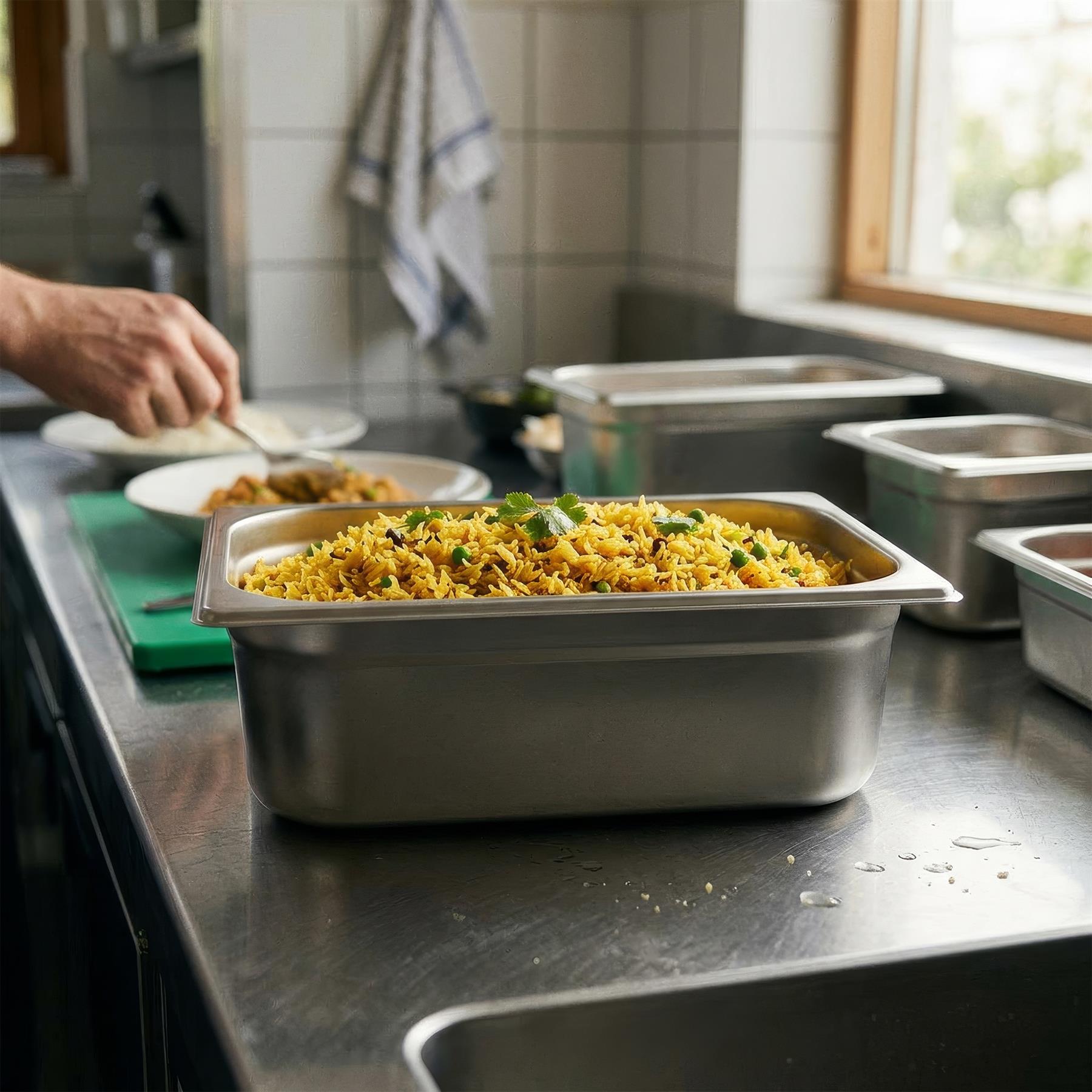 Stainless Steel Gastronorm Container - 1/3 150mm - 5.5L