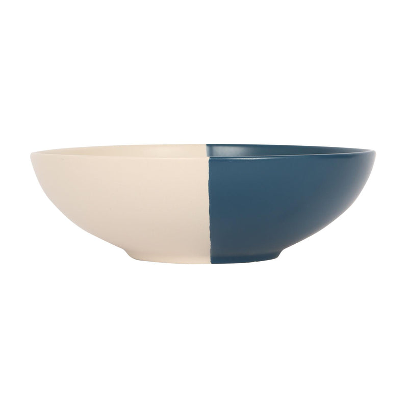 Dipped Stoneware Pasta Bowl - 20.5cm - By Nicola Spring