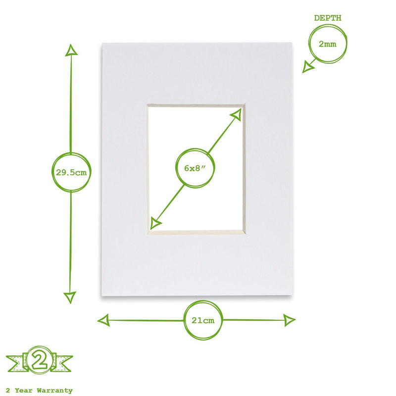 A4 Frame Picture Mount - for A5 (6" x 8") Image - By Nicola Spring