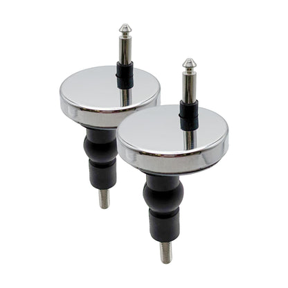 Universal Quick Release Toilet Seat Fittings - Chrome - Pack of 2