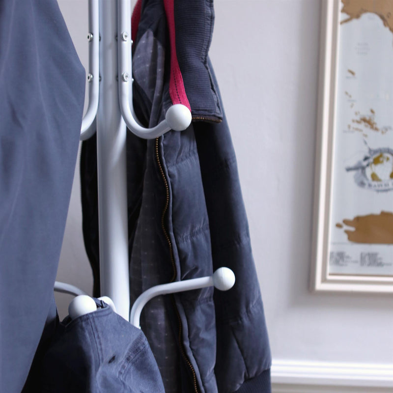 Free-Standing Steel Coat Rack - By Harbour Housewares