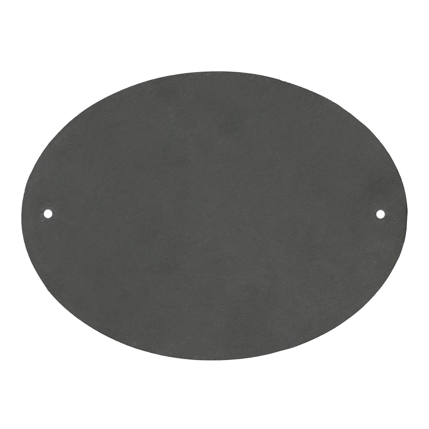Linea Oval Blank Slate House Sign - 20cm x 15cm