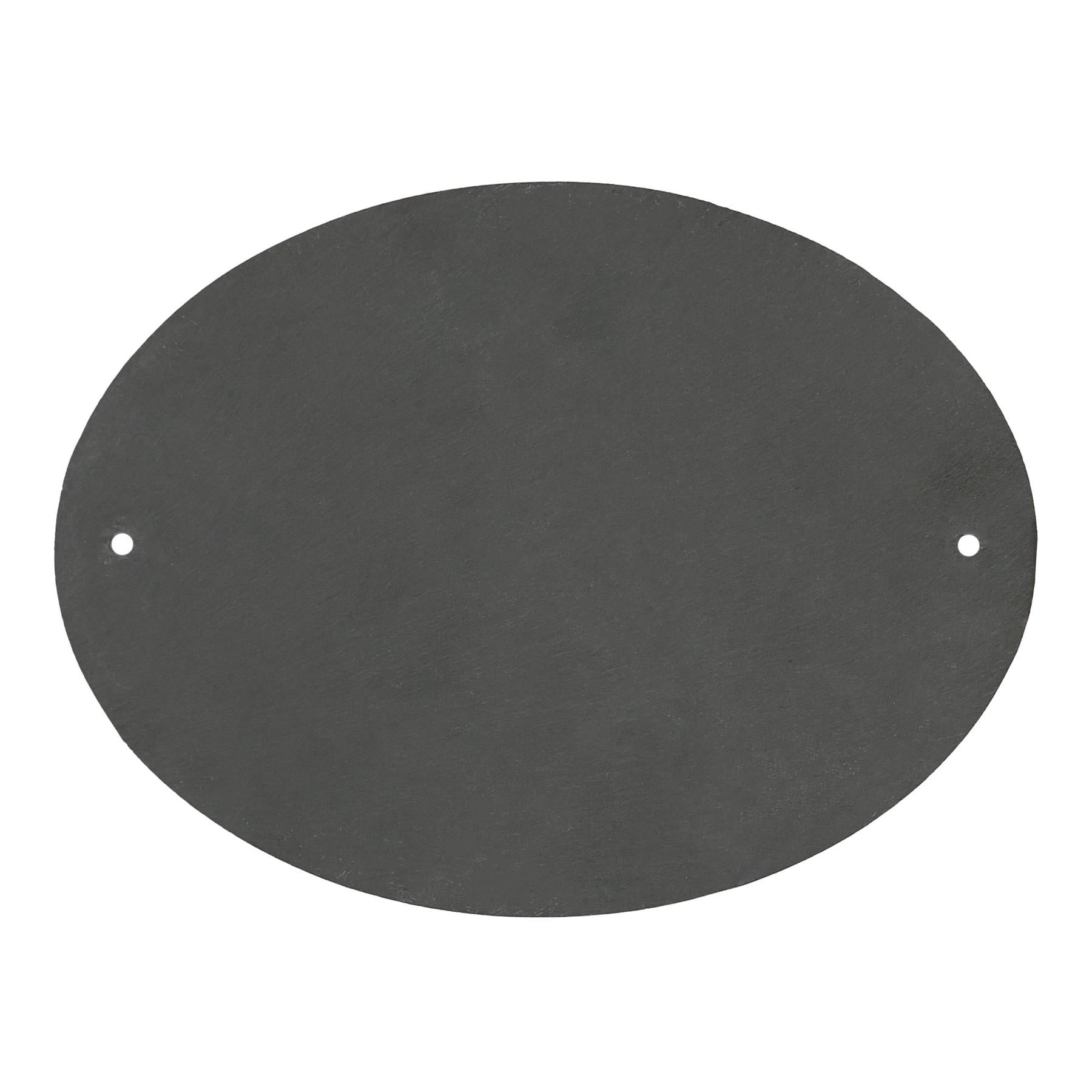 Linea Oval Blank Slate House Sign - 20cm x 15cm