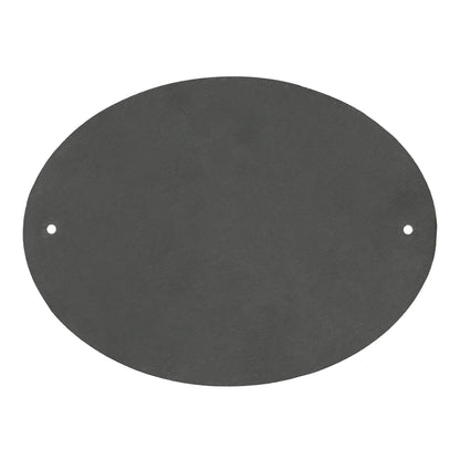 Linea Oval Blank Slate House Sign - 20cm x 15cm