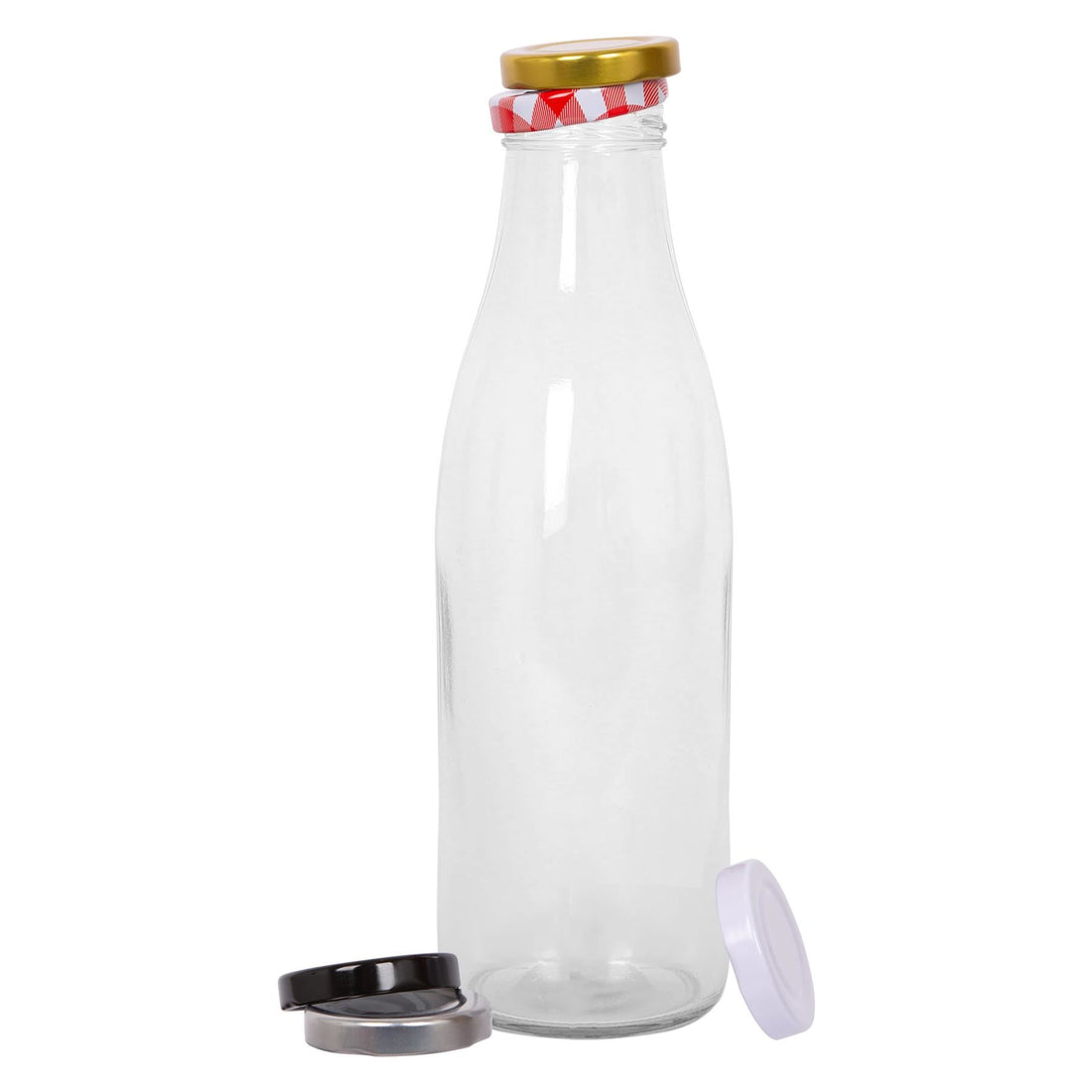 960ml Glass Water Bottle with Metal Lid - By Argon Tableware