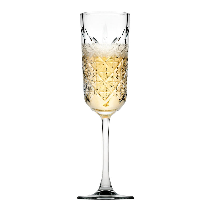 170ml Timeless Glass Champagne Flute - By Pasabahce