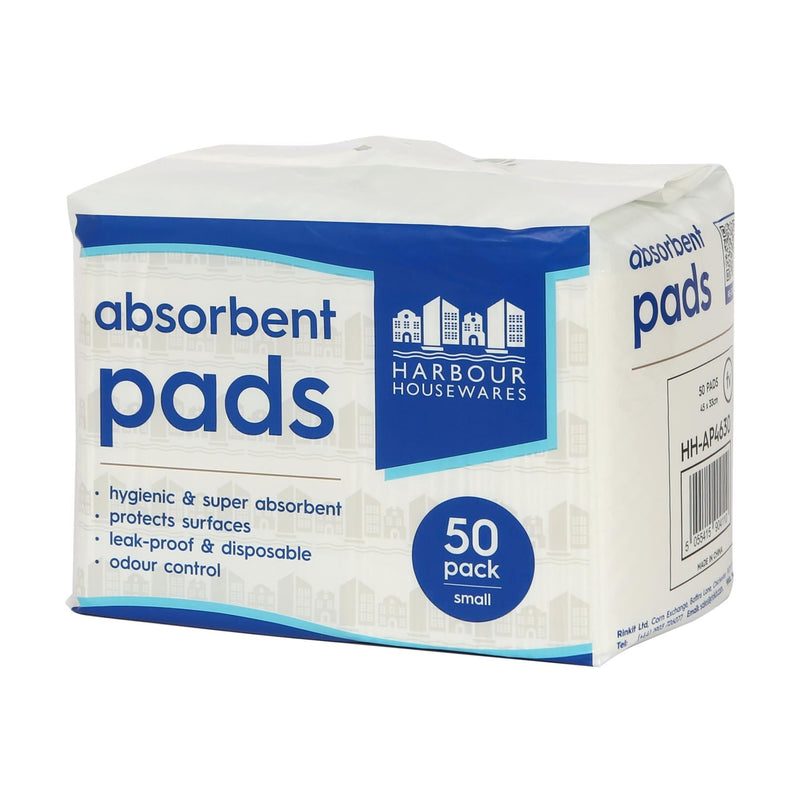 Disposable Puppy Training Pads - 32.5cm x 45cm - Pack of 50 - By Harbour Housewares