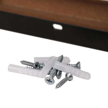 Wooden Floating Shelves - 40cm - White - Pack of 3