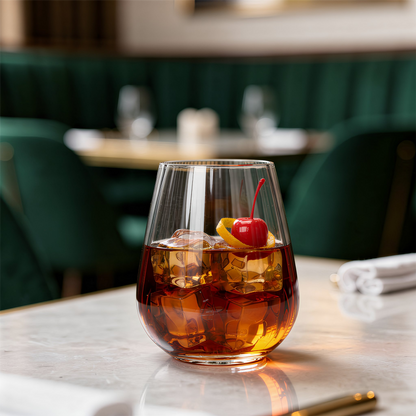 460ml Kensington Optic Crystal Tumbler Glass