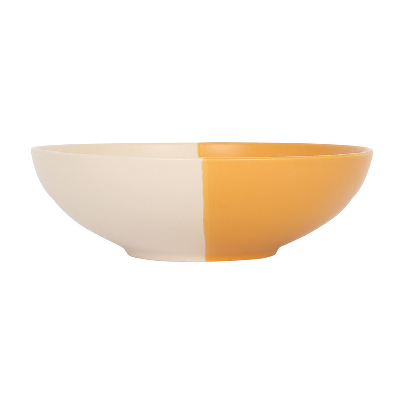 Dipped Stoneware Pasta Bowl - 20.5cm - By Nicola Spring