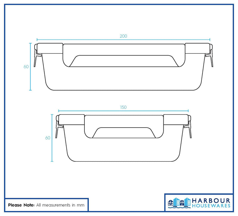 Glass Food Storage Container with Lid