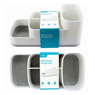 Plastic Toothbrush Holder - White - By Ashley