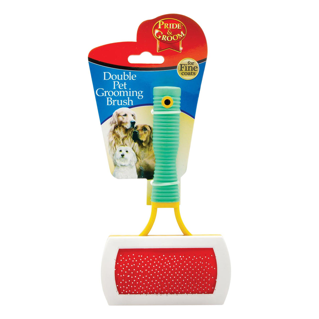 Double-Sided Pin Brush for Dogs - By Pride &amp; Groom