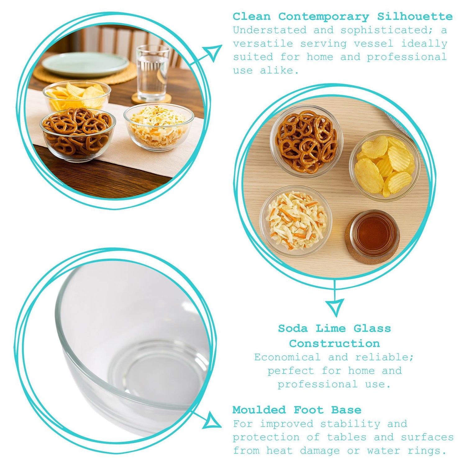 Glass Snack Bowl - 11cm