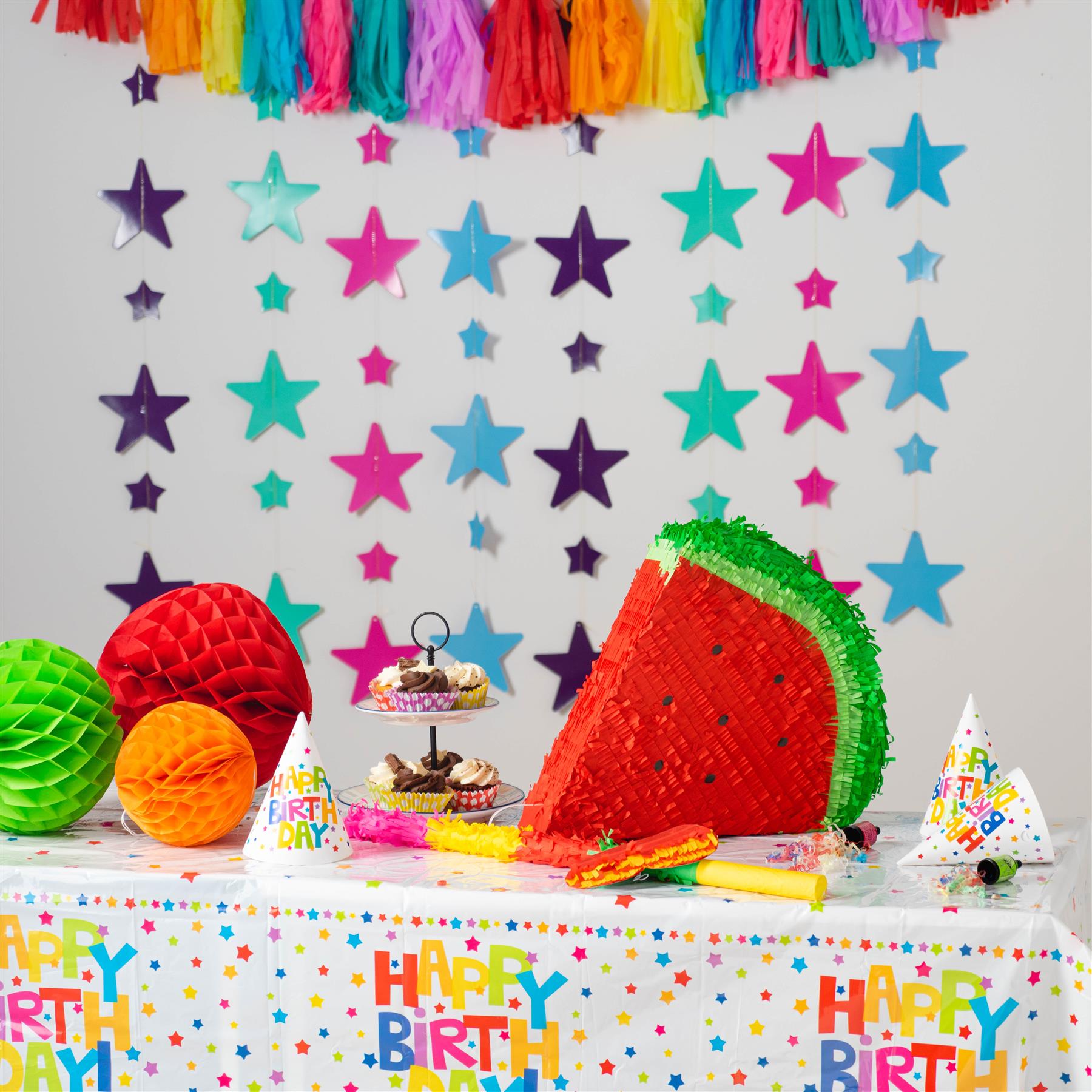 Watermelon Pop-Out Pinata with Blindfold