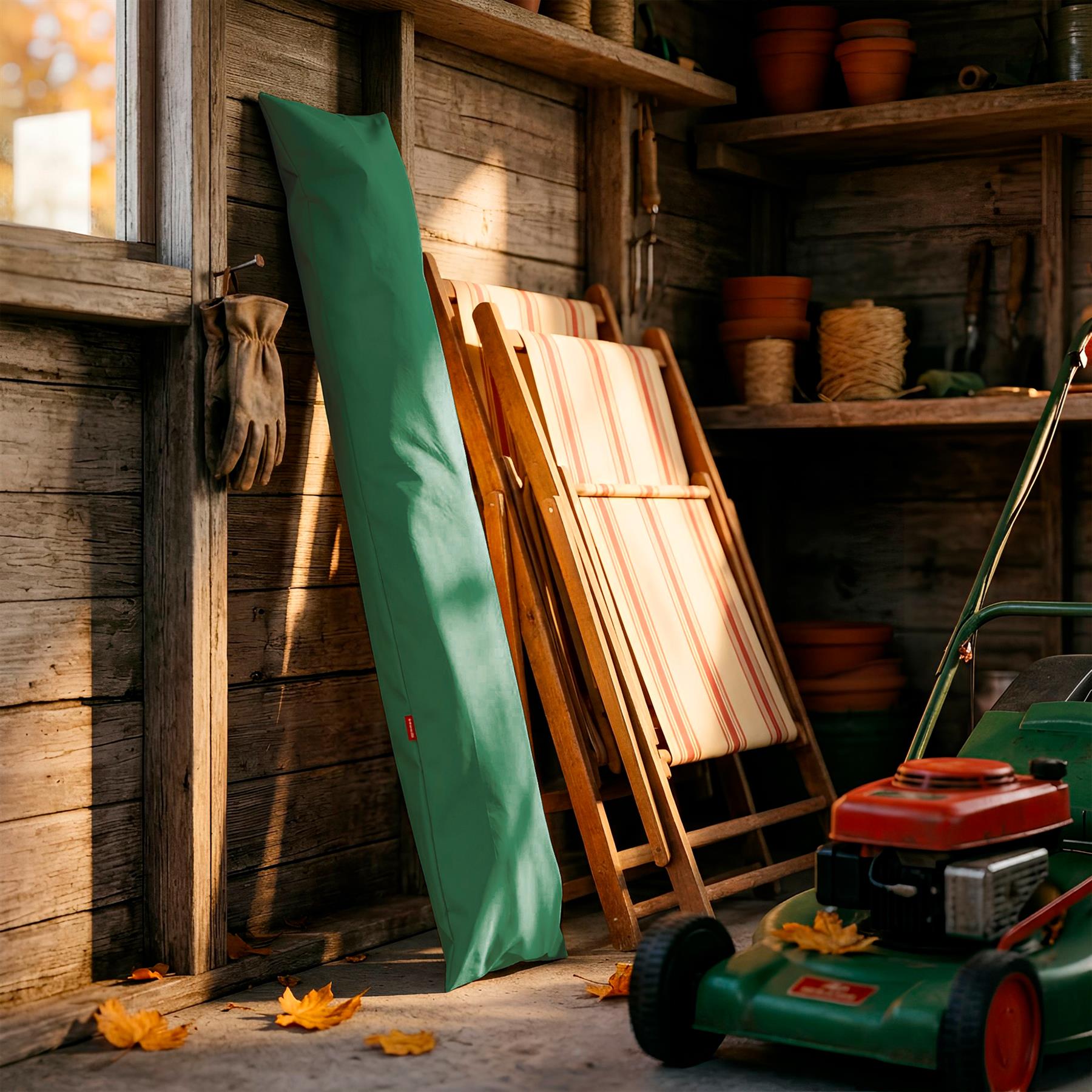 2.3M Tilting Garden Parasol - Green