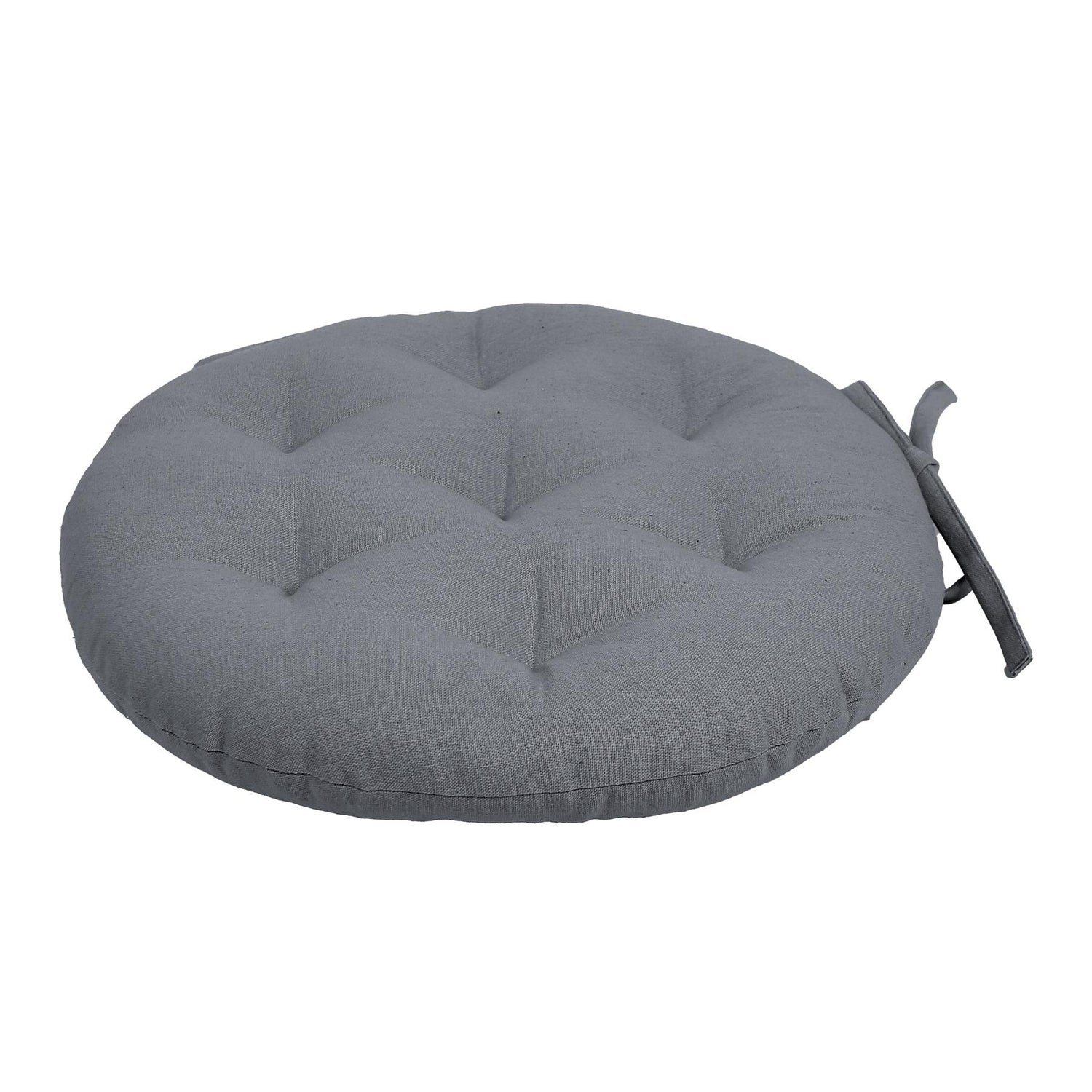 Round Seat Pad - 40 x 40cm - Grey