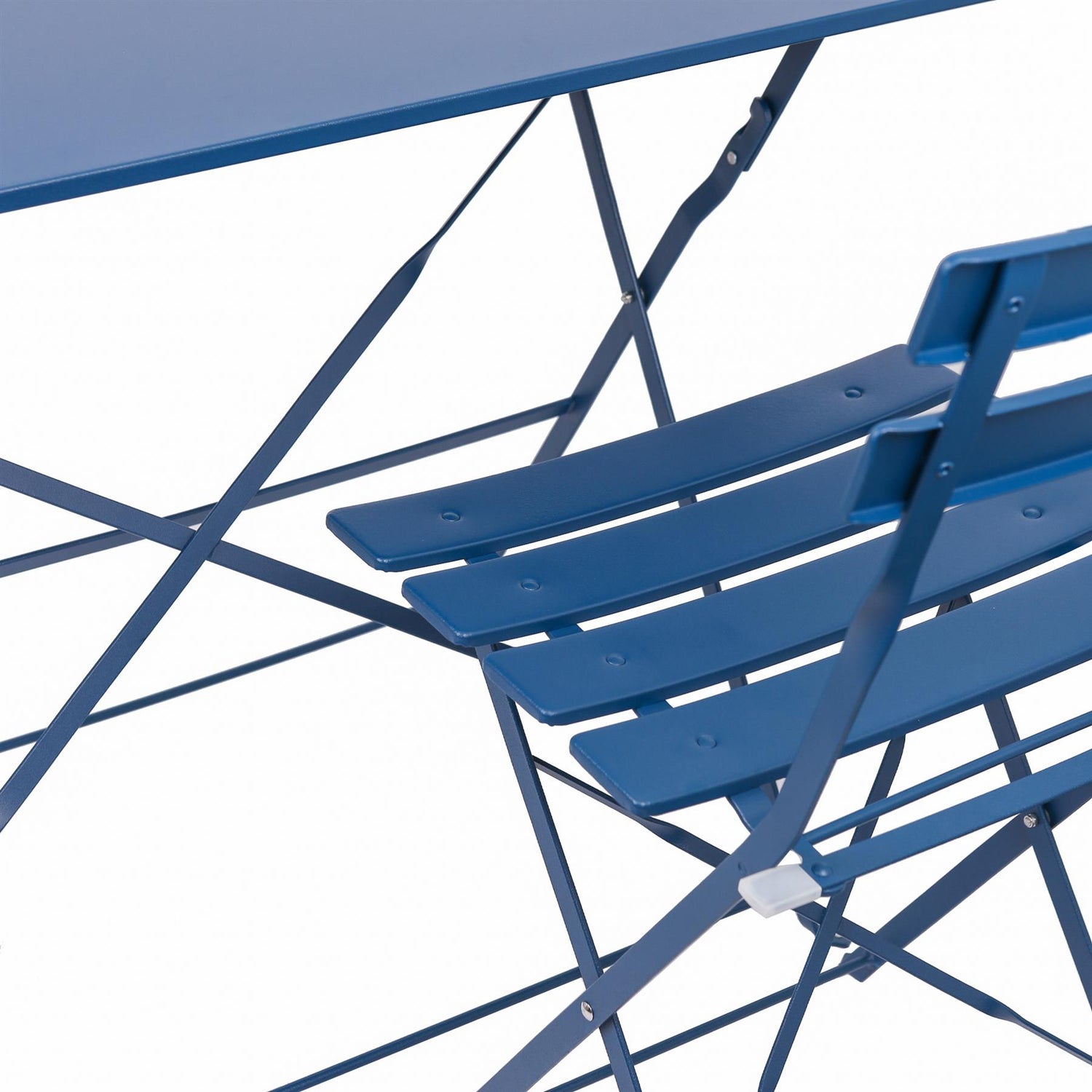 5 Piece Sussex Folding Patio Bistro Set - Navy