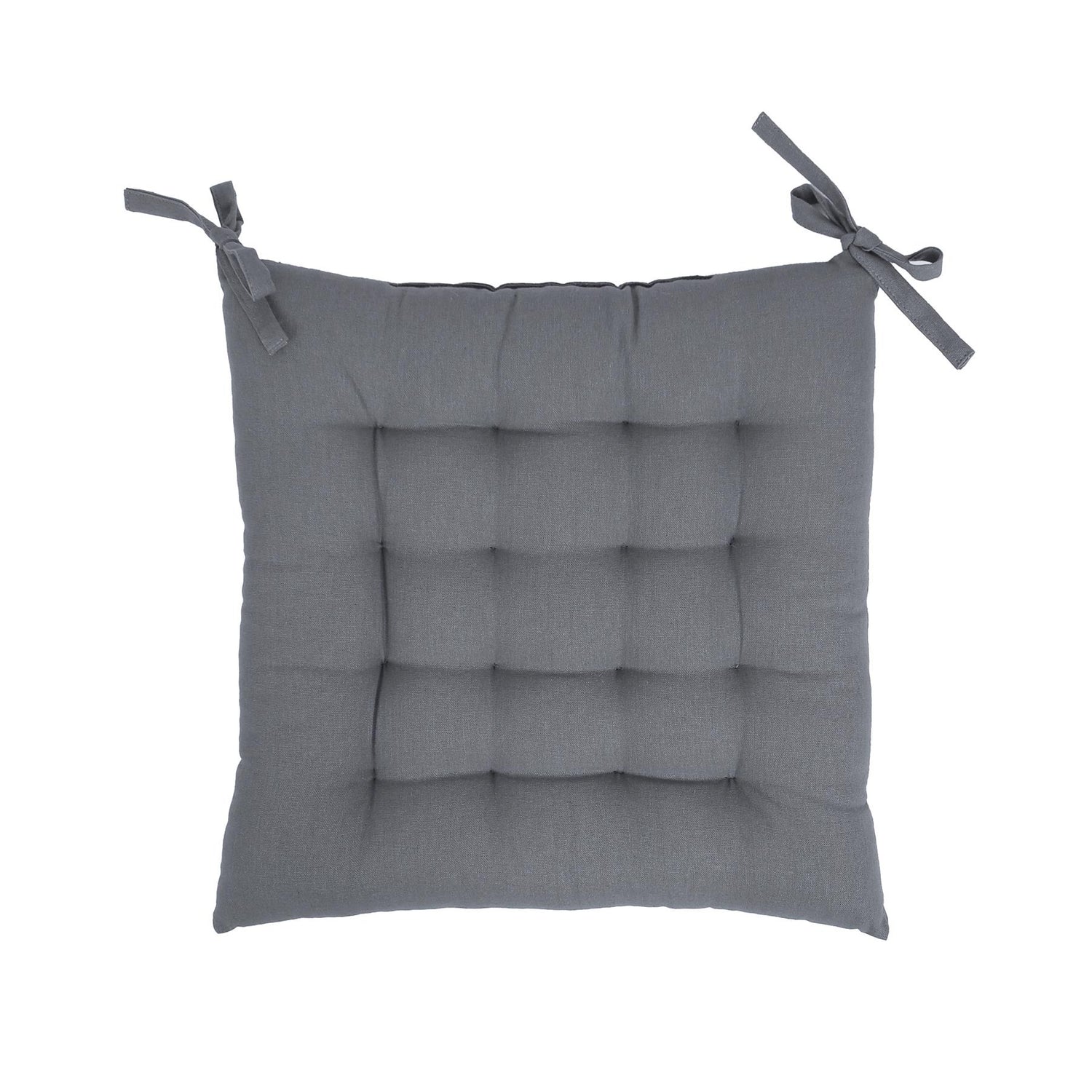 Square Seat Pad - 40 x 40cm - Grey
