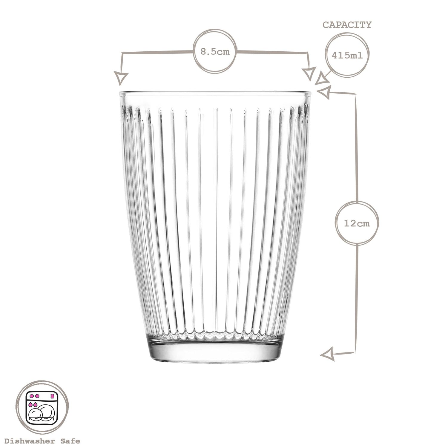 415ml Hestia Highball Glass