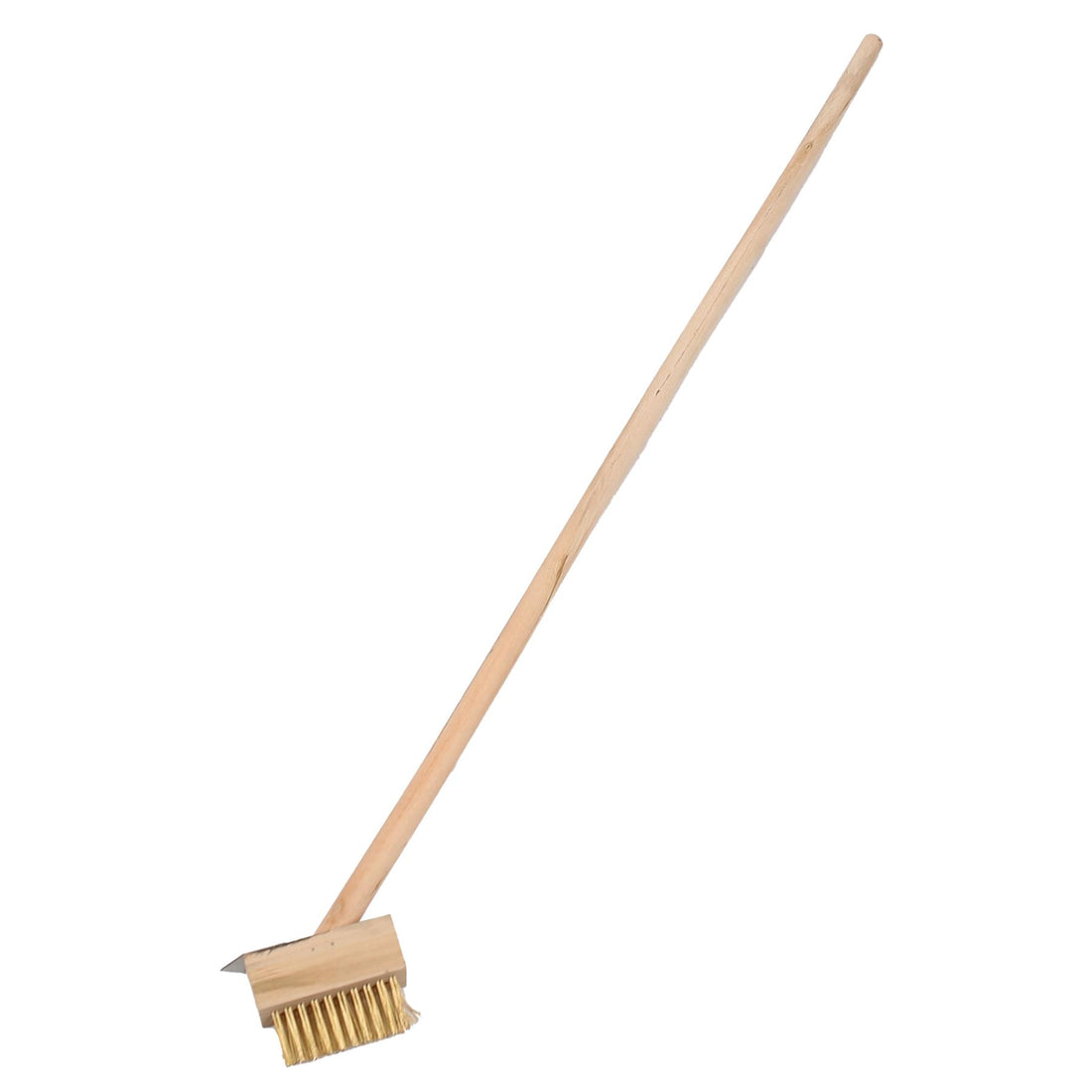 Wooden Long Handle Weed Brush - 120cm