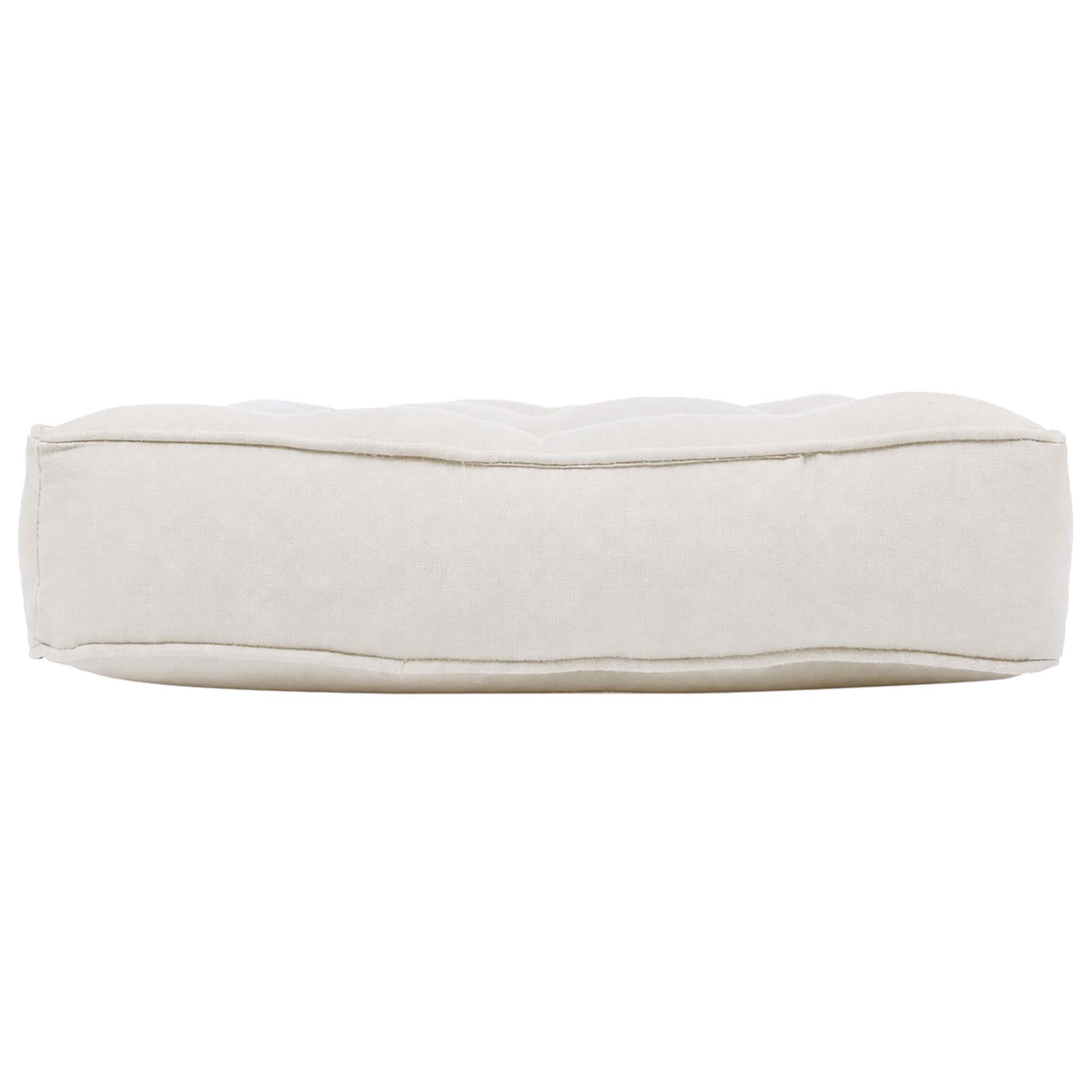 Square Armchair Booster Cushion - 50 x 50cm - Cream