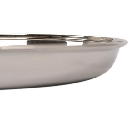 Deep Oval Stainless Steel Serving Dish - 25 x 18cm