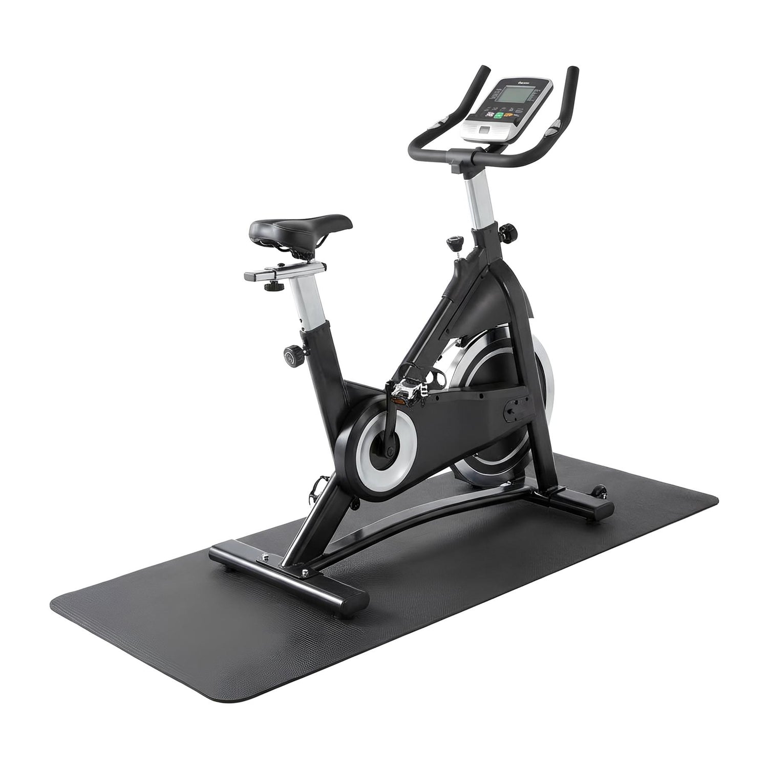 Rubber Treadmill Mat - 120 x 60cm - Black