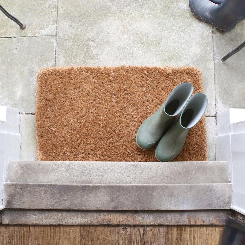 Premium Handmade Coir Door Mat - By Nicola Spring