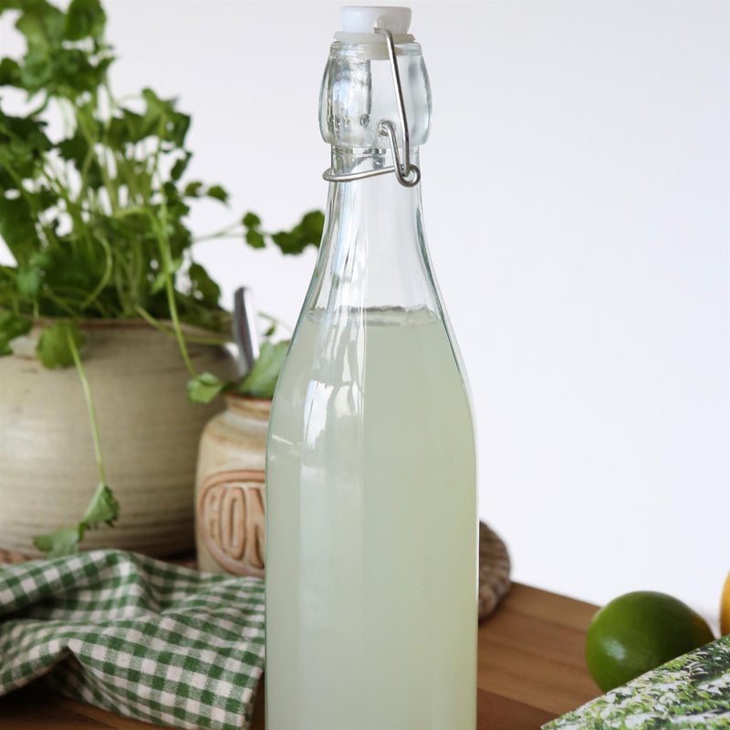 Glass Bottle with Swing Top