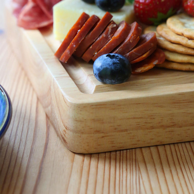 Wooden Butchers Block Chopping Board - 30cm x 20cm - By Argon Tableware