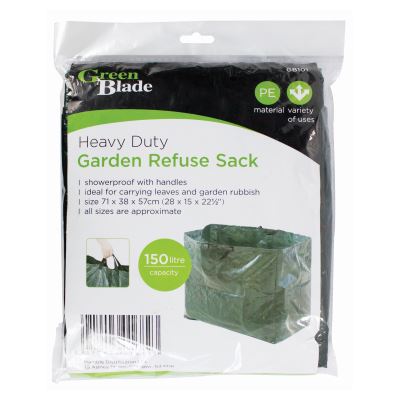 Green 150L Heavy-Duty Garden Waste Bag - By Green Blade